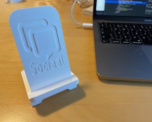 Telefoonhouder met eigen logo