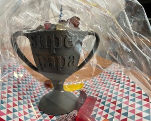 Trofee Vaderdag met snoep