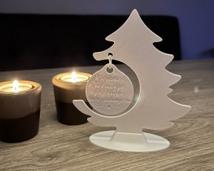 Kerstboom Met tekst op maat